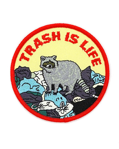 Trash Is Life Raccoon Patch