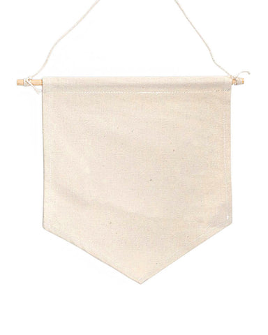 Pin Collection Holder Pennant Flag - Natural