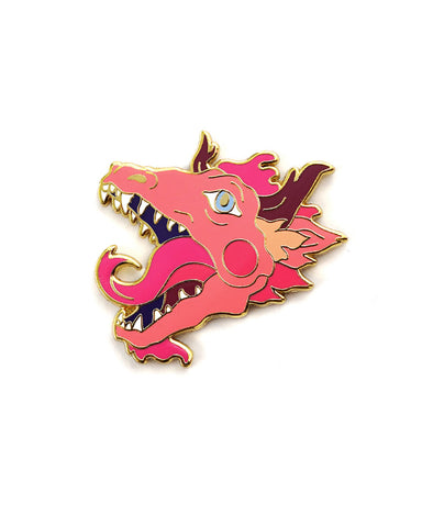 Red Fire Dragon Pin