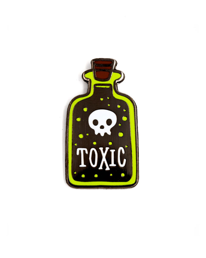 Toxic Poison Bottle Pin-These Are Things-Strange Ways