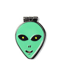 No Bad Trips Alien UFO Folding Moving Pin-Killer Acid-Strange Ways