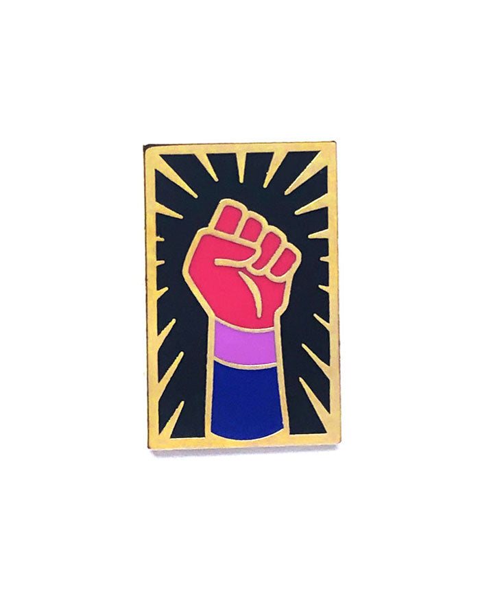 Bisexual Resist Fist Pin-GAYPIN'-Strange Ways
