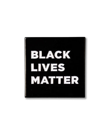 Black Lives Matter Block Pin