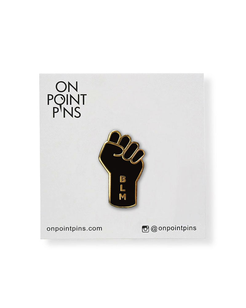 Black Lives Matter (BLM) Fist Resist Pin