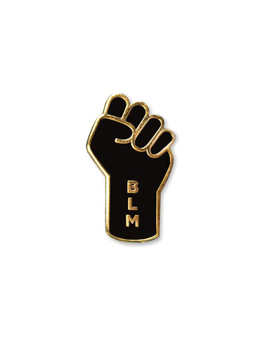 Black Lives Matter (BLM) Fist Resist Pin