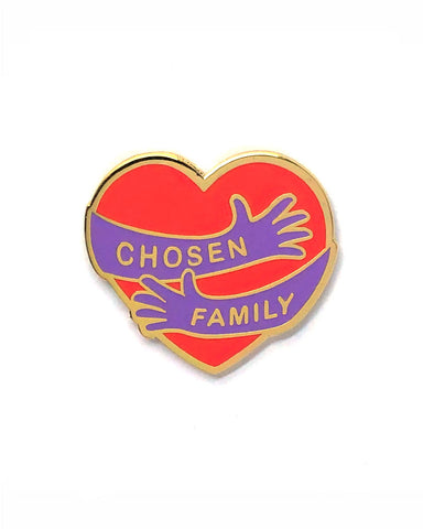 Chosen Family Heart Pin
