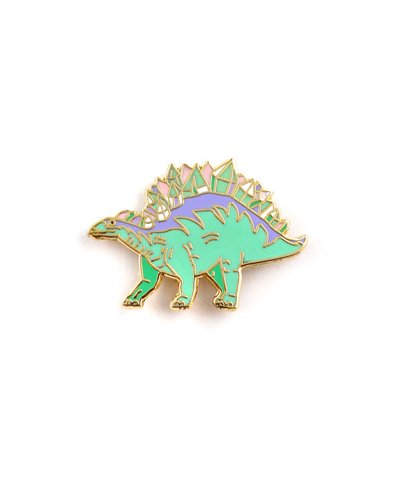 Crystal Stegosaurus Dinosaur Pin-Wildflower + Co.-Strange Ways