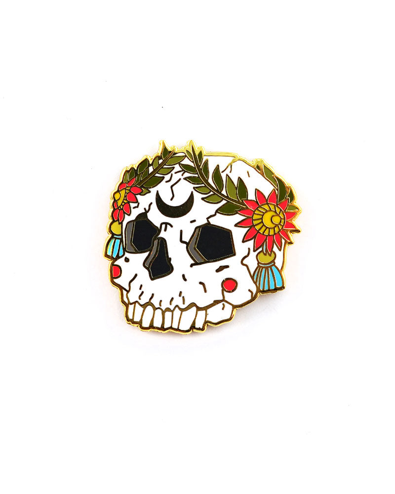 Dead Queen Skull Pin-Ashlea Bechaz-Strange Ways