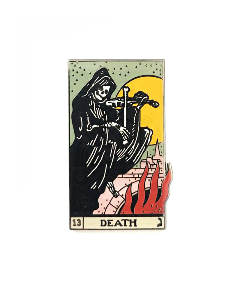 The Death Tarot Card Pin-Strike Gently Co.-Strange Ways