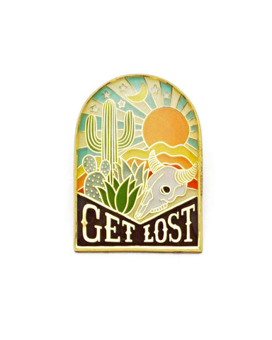 Get Lost Desert Pin