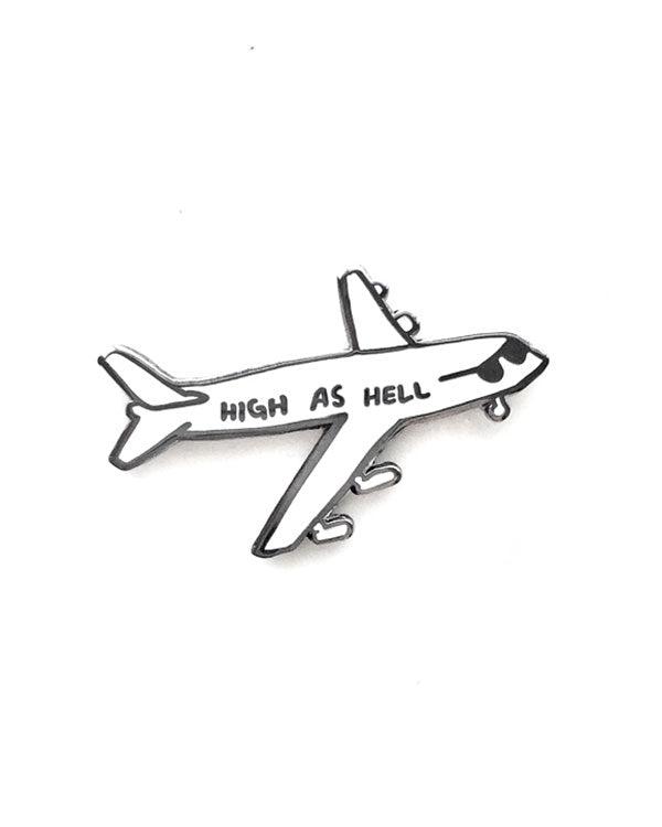 High As Hell Airplane Pin-Valley Cruise Press-Strange Ways