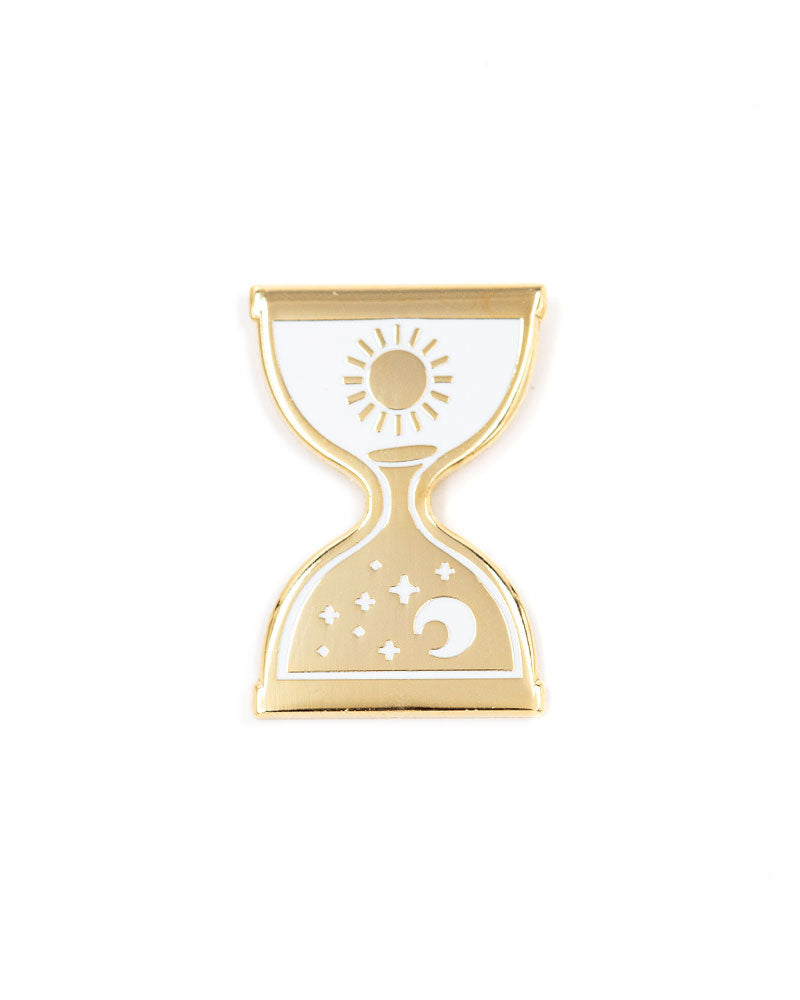 Day Into Night Hourglass Pin-These Are Things-Strange Ways