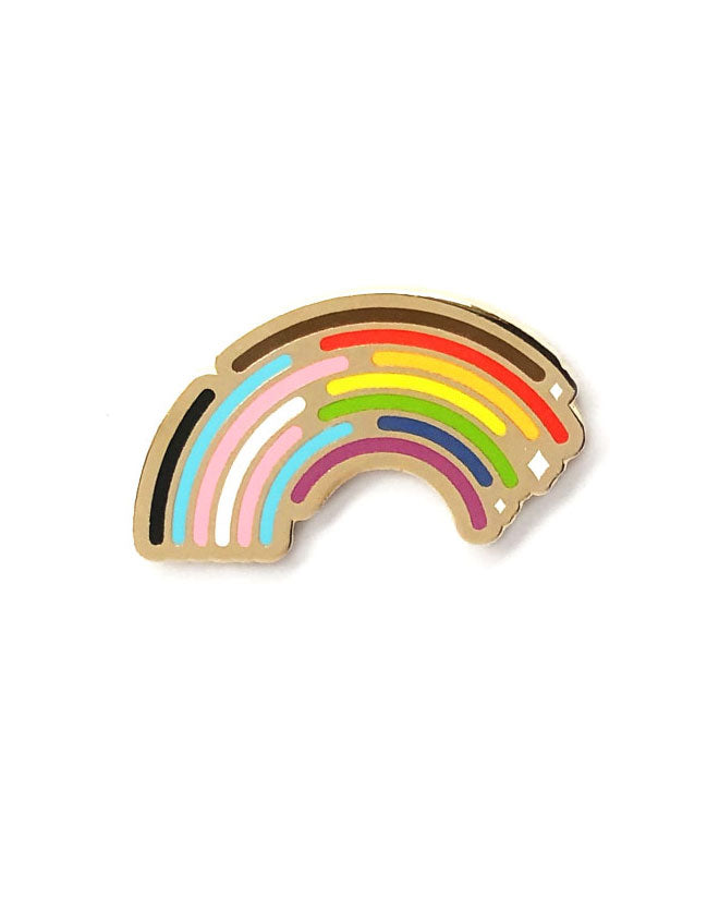 Inclusive Rainbow Pride Pin-Bianca Designs-Strange Ways