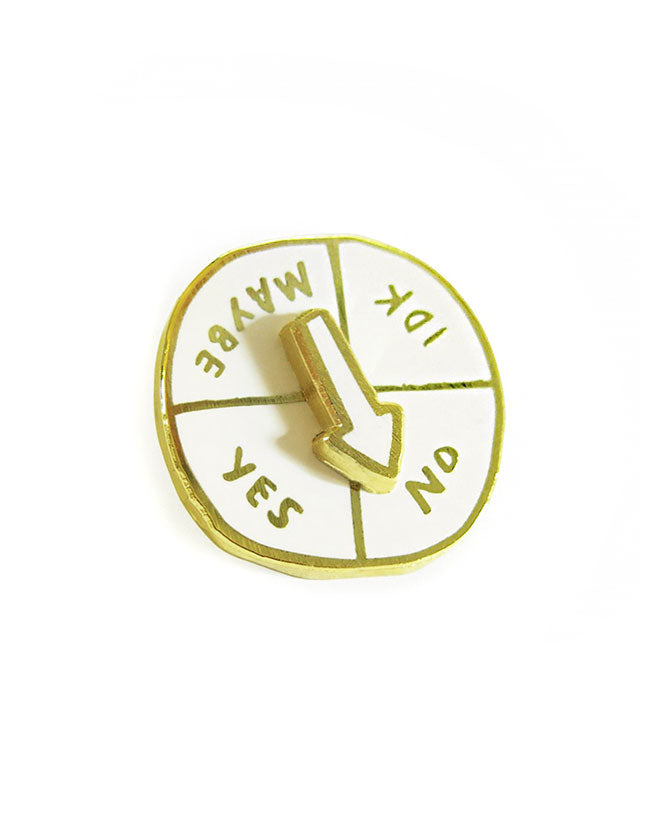 Indecisive Spinner Wheel Moving Pin