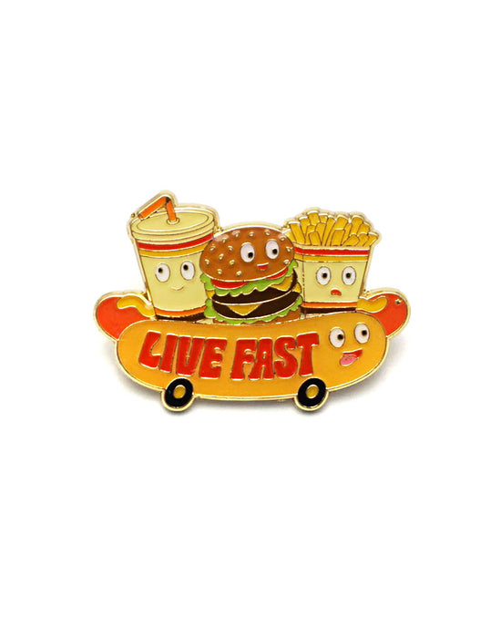 Live Fast Pin