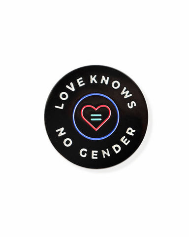 Love Knows No Gender Pin