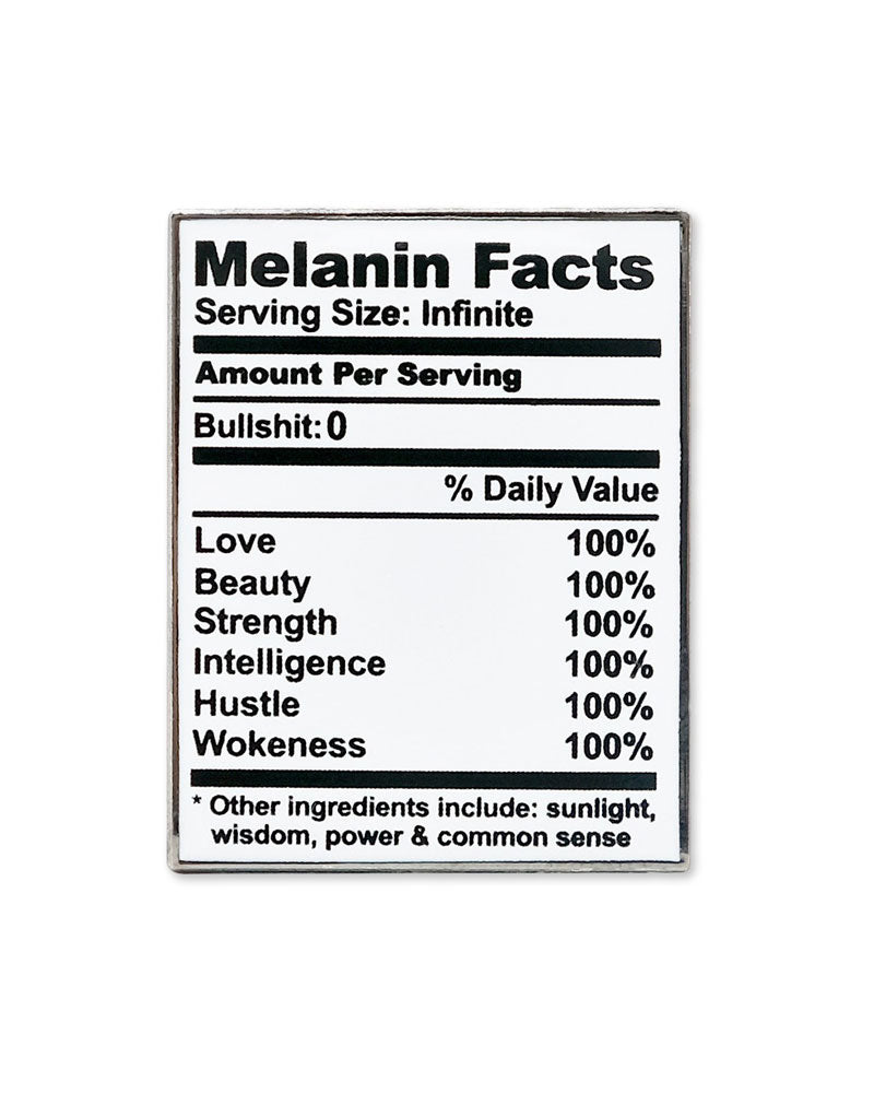 Melanin Facts Table Chart Pin-KingPinz-Strange Ways