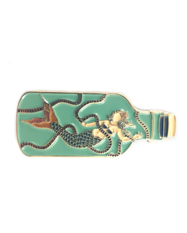 Mermaid In A Bottle Pin