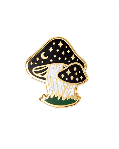 Cosmic Mushroom Pin