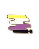 Non-Binary Pride Pin-Bianca Designs-Strange Ways