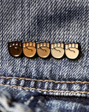 Stand Together Raised Fists Pin-On Point Pins-Strange Ways