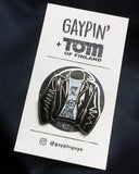 Tom Of Finland Leather Jacket Pin-GAYPIN'-Strange Ways