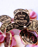 Know Your Power Crystal Ball Pin-Glitter Punk-Strange Ways