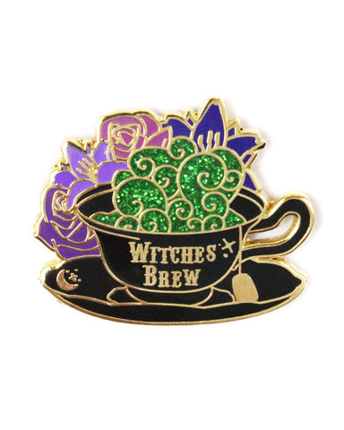 Witches Brew Tea Pin