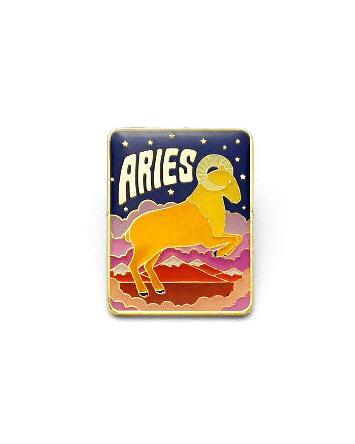 Aries Zodiac Pin-Lucky Horse Press-Strange Ways