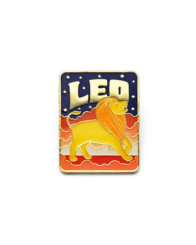 Leo Zodiac Pin