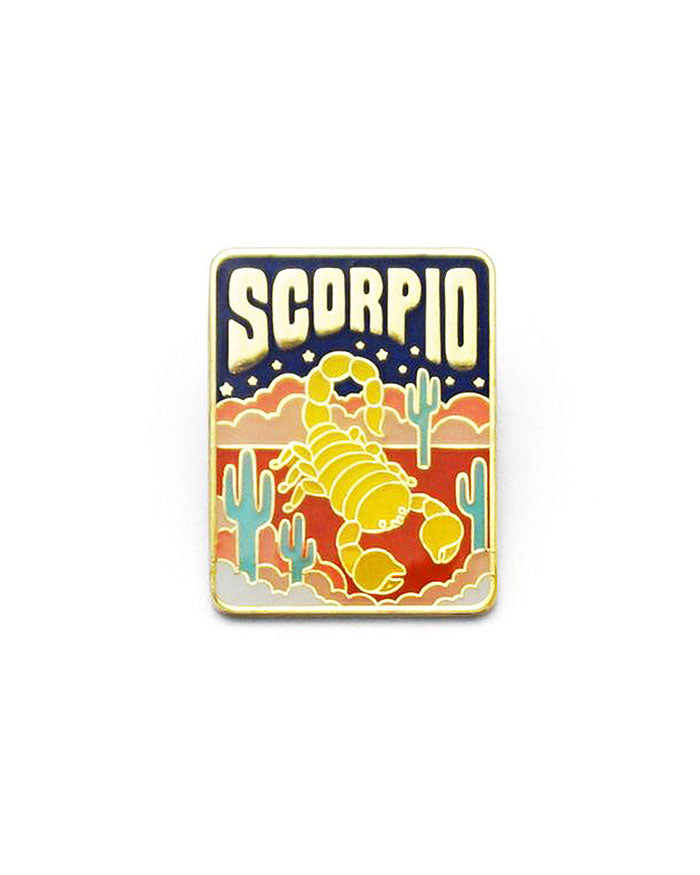 Scorpio Zodiac Pin-Lucky Horse Press-Strange Ways