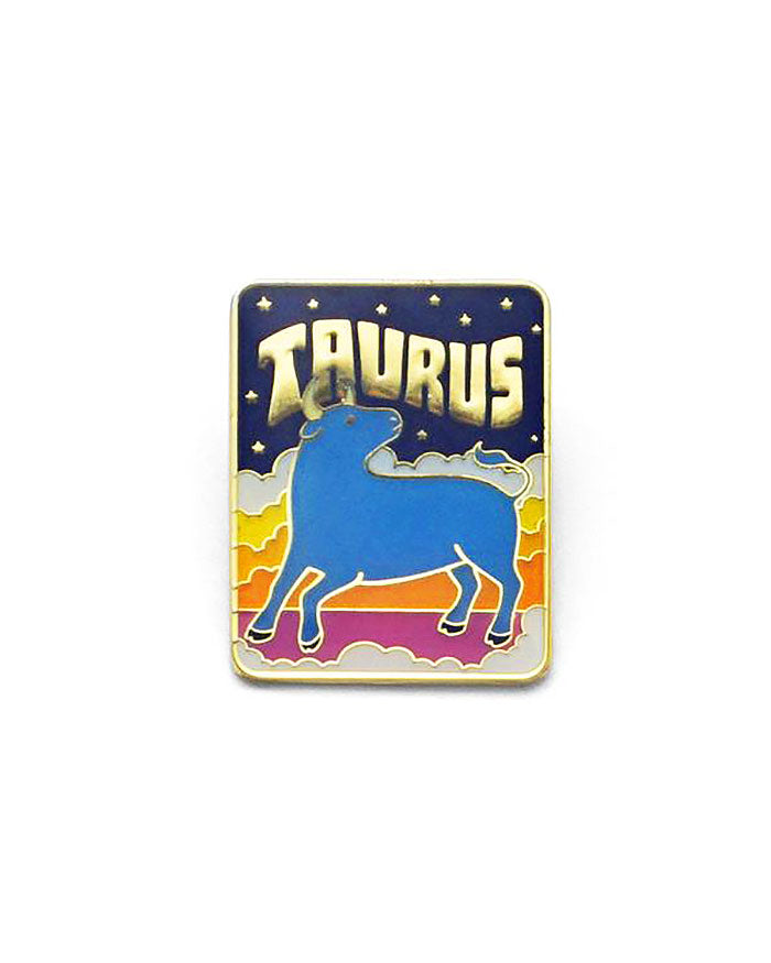Taurus Zodiac Pin-Lucky Horse Press-Strange Ways