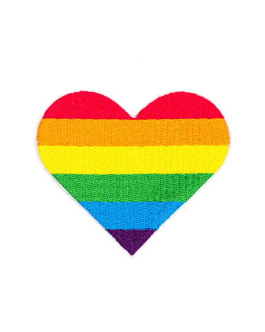 LGBTQ+ Rainbow Pride Heart Patch