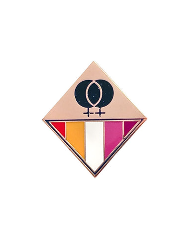 Lesbian Pride Pin Badge