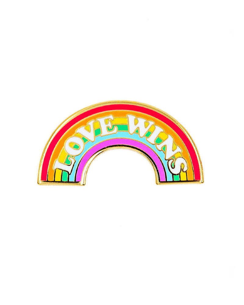 Love Wins Rainbow Pride Pin-These Are Things-Strange Ways