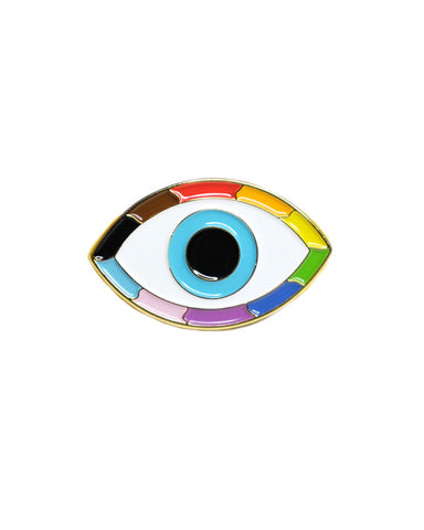 Queer Evil Eye Pin