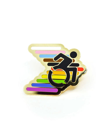 Disability LGBTQ+ Pride Pin