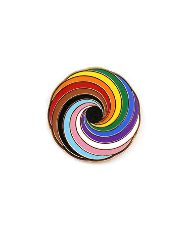 Progress Pride Swirl Pin