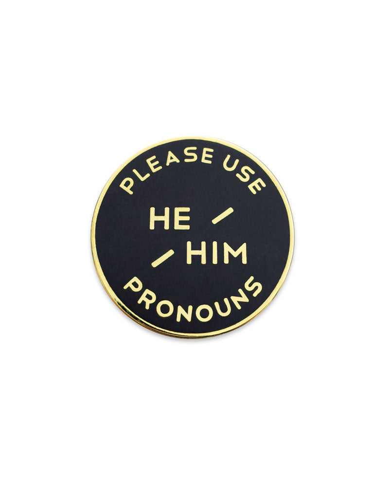 He Pin Pronoun Pins | Gender Buttons | She He They