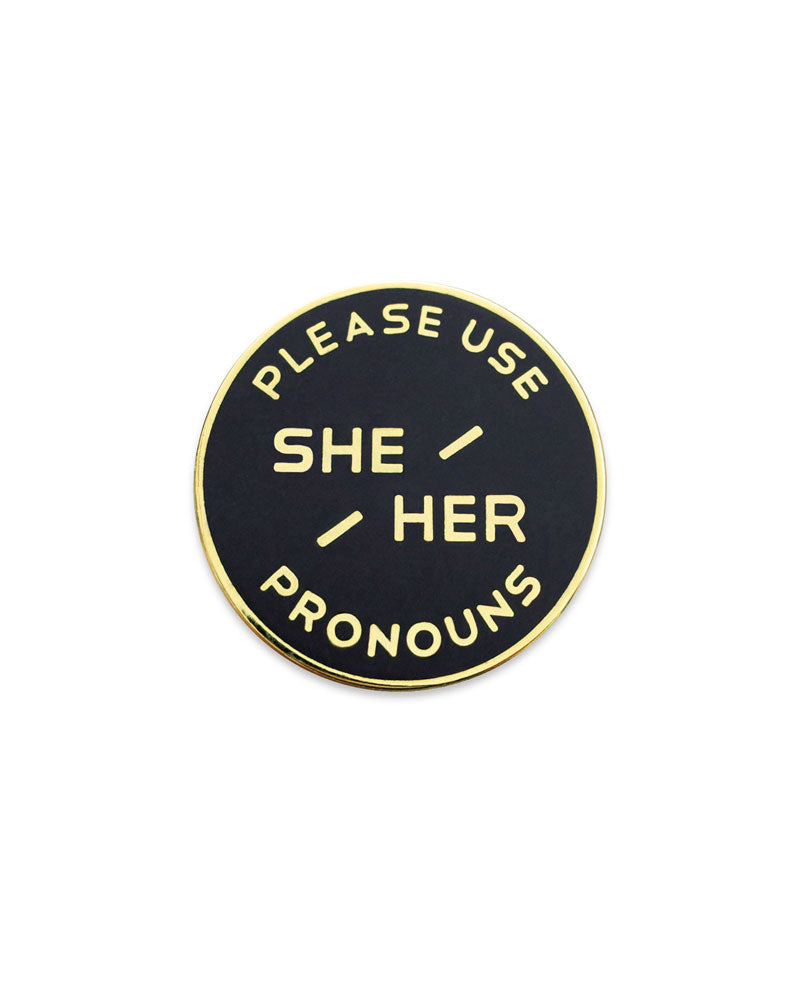 She / Her Gender Pronoun Usage Pin-Gamut Pins-Strange Ways