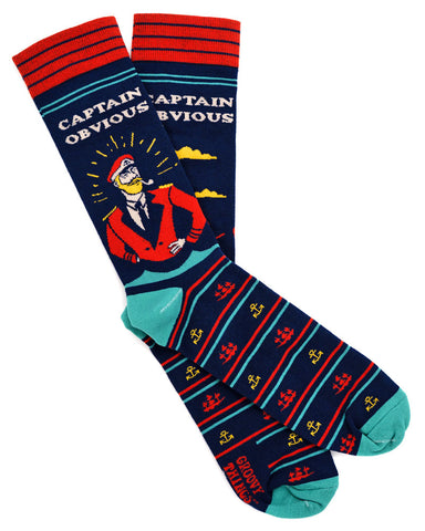 Captain Obvious Socks