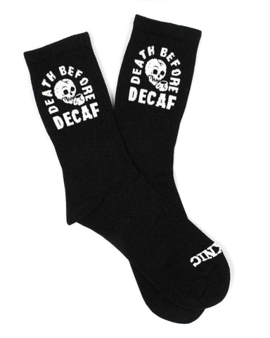 Death Before Decaf Coffee Socks