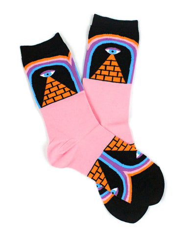 Magic Eye Pyramid Socks