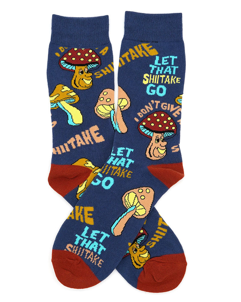 Let That Shittake Go Mushroom Socks-Oooh Yeah!-Strange Ways
