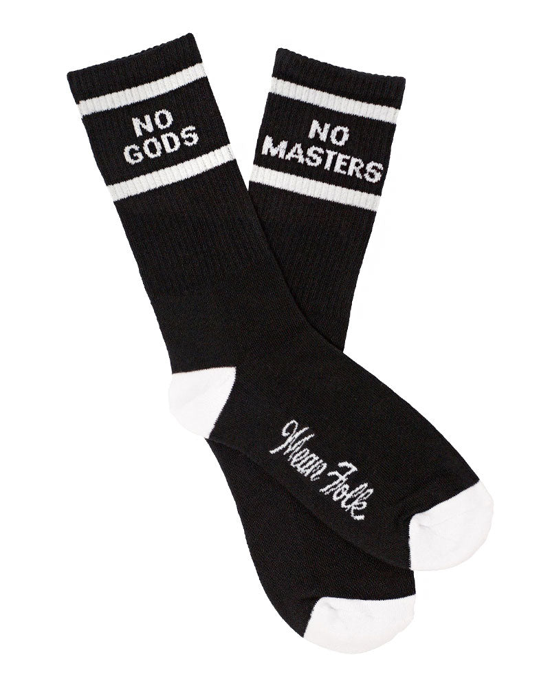 No Gods, No Masters Socks-Mean Folk-Strange Ways