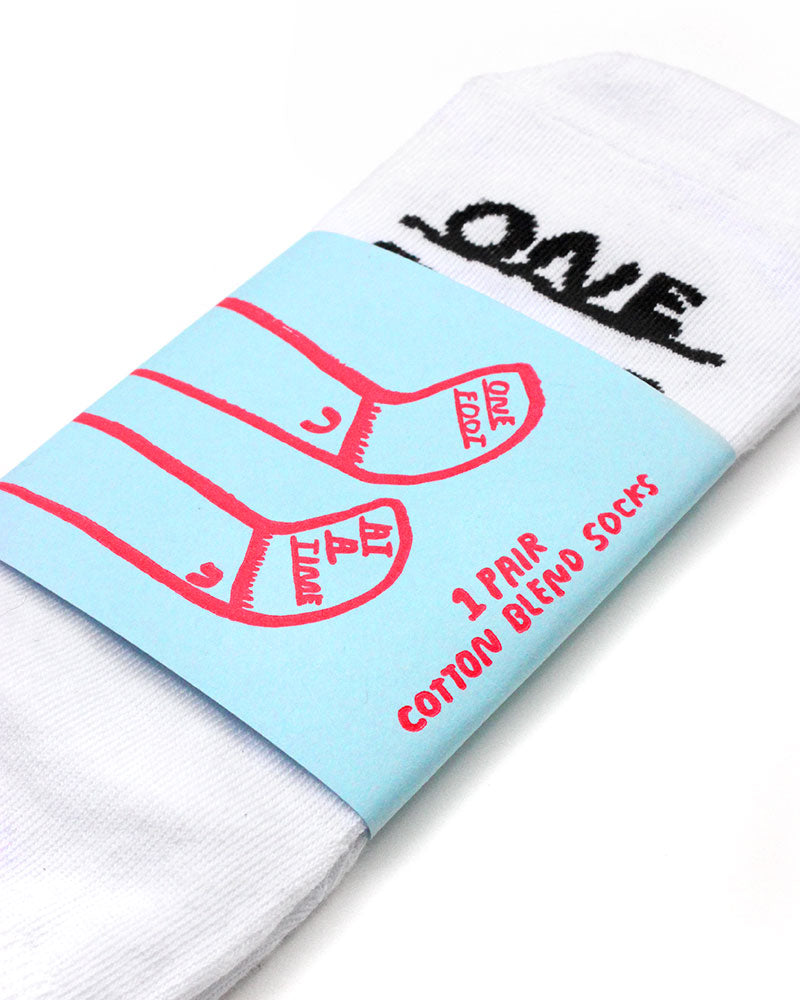 One Foot At A Time Socks-People I've Loved-Strange Ways