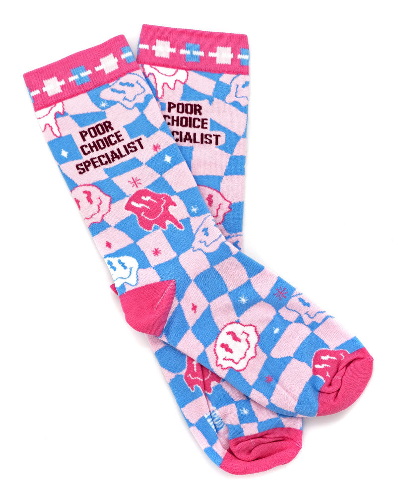 Poor Choice Specialist Socks-Groovy Things Co.-Strange Ways