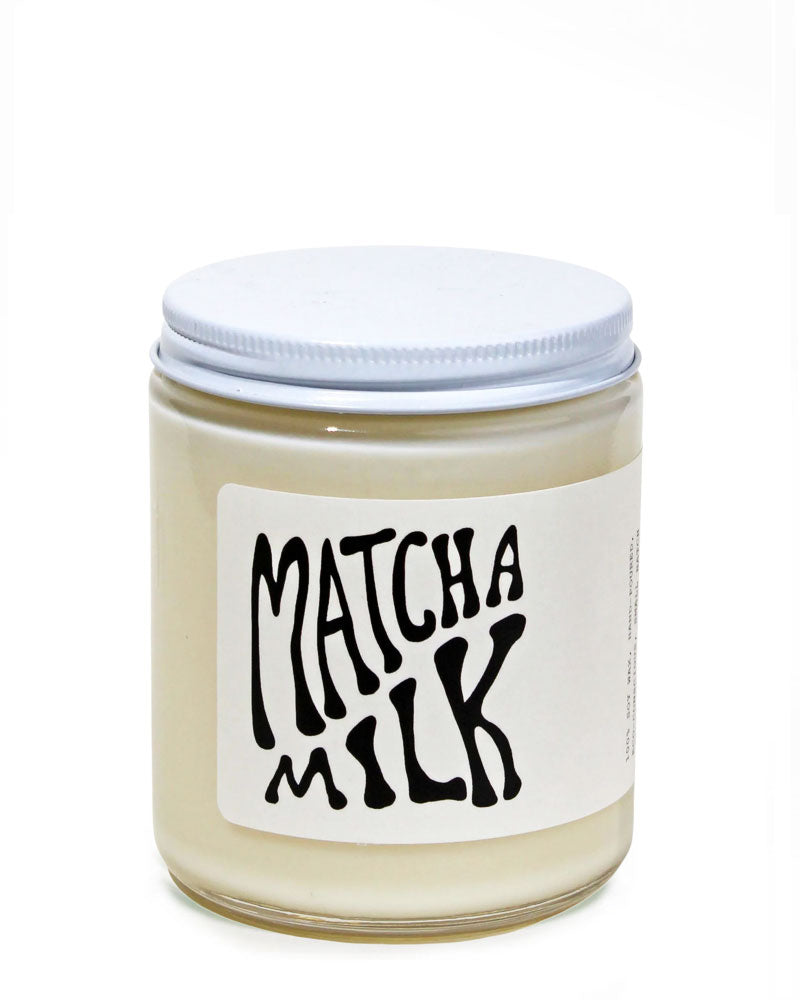 Matcha Milk Soy Candle (7oz)-MOCO Candles-Strange Ways