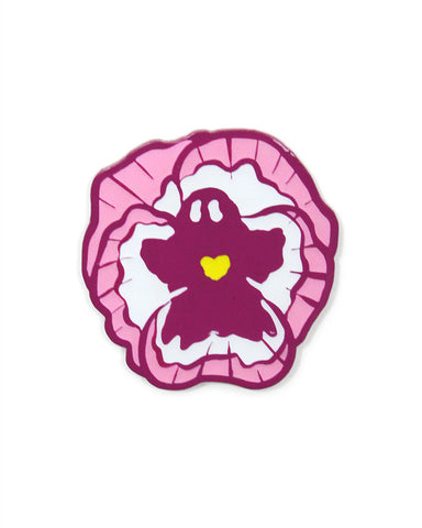 Pansy-geist (Pansy Flower Ghost) Pin