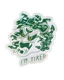 I'm Tired Medusa Holographic Sticker-Culture Flock-Strange Ways